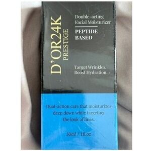 D'OR24K Prestige Double-acting Facial Moisturizer Peptide Based 30ml 1fl.oz NEW